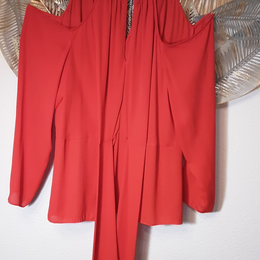 BOLD elements Vibrant Red Jumpsuit